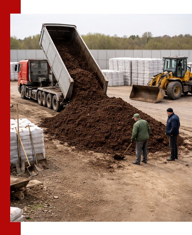 Доставка торфяных смесей оптом и в розницу в Заволжье