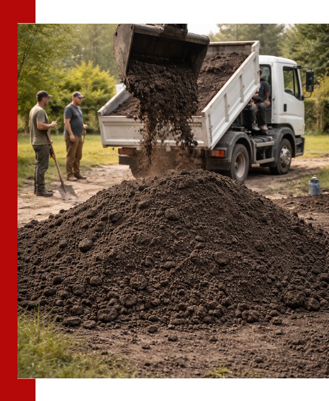 Доставка и продажа чернозема в Заволжье оптом и в розницу