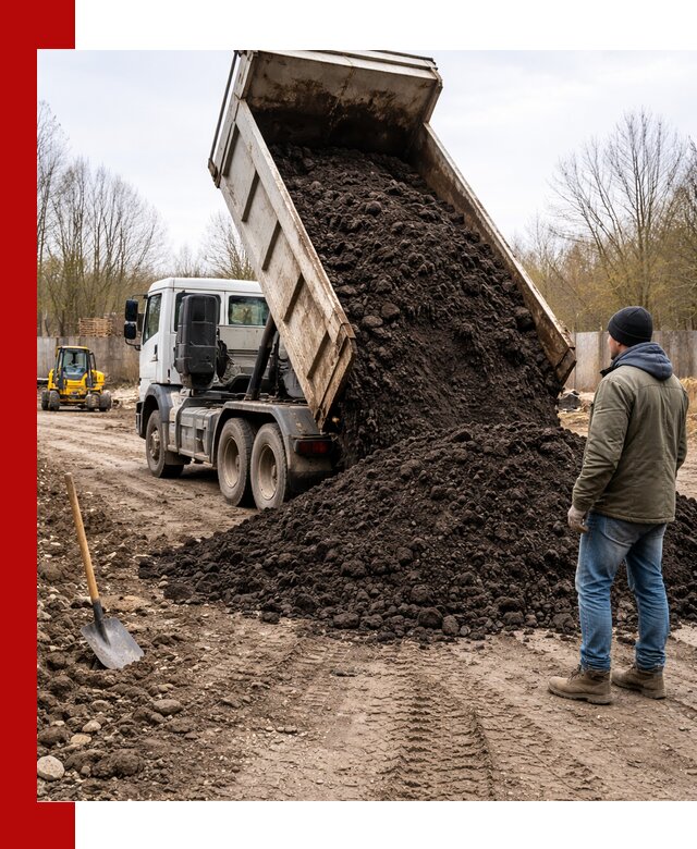Доставка чернозема навалом в Заволжье быстро и выгодно