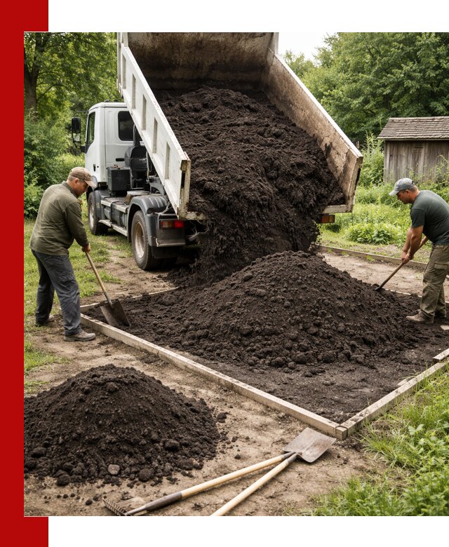 Купить чистый чернозем для огорода с доставкой в Заволжье