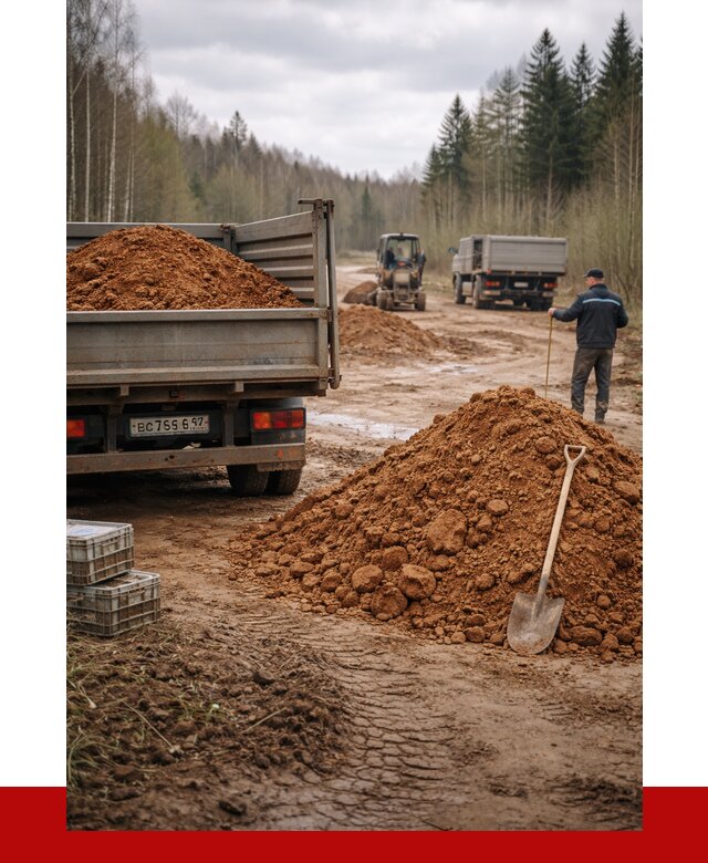 Глина и суглинки в Заволжье от 4583 р. за куб | ПРОНЕРУДЗвл
