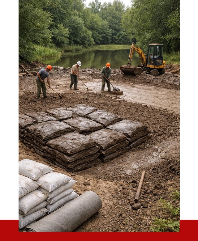 Купить глину для пруда в Заволжье от 4583 р. с доставкой | ПРОНЕРУДЗвл