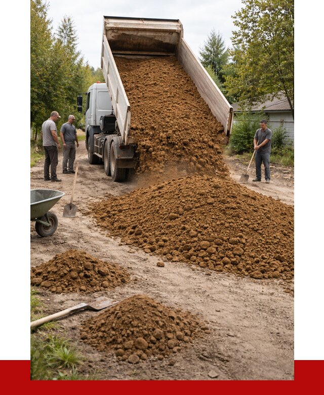 Купить суглинок с доставкой в Заволжье от 2546 р. за куб | ПРОНЕРУДЗвл