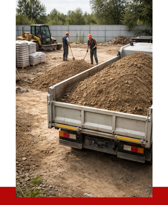 Супесь с доставкой в Заволжье от 2495 р. за куб | ПРОНЕРУДЗвл