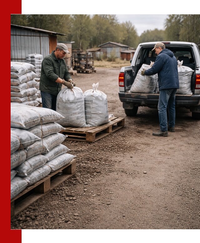 Купить конский навоз в мешках с доставкой в Заволжье