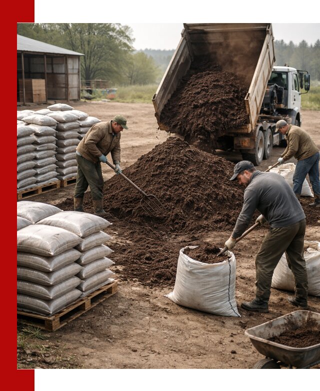 Доставка компоста оптом и в розницу в Заволжье