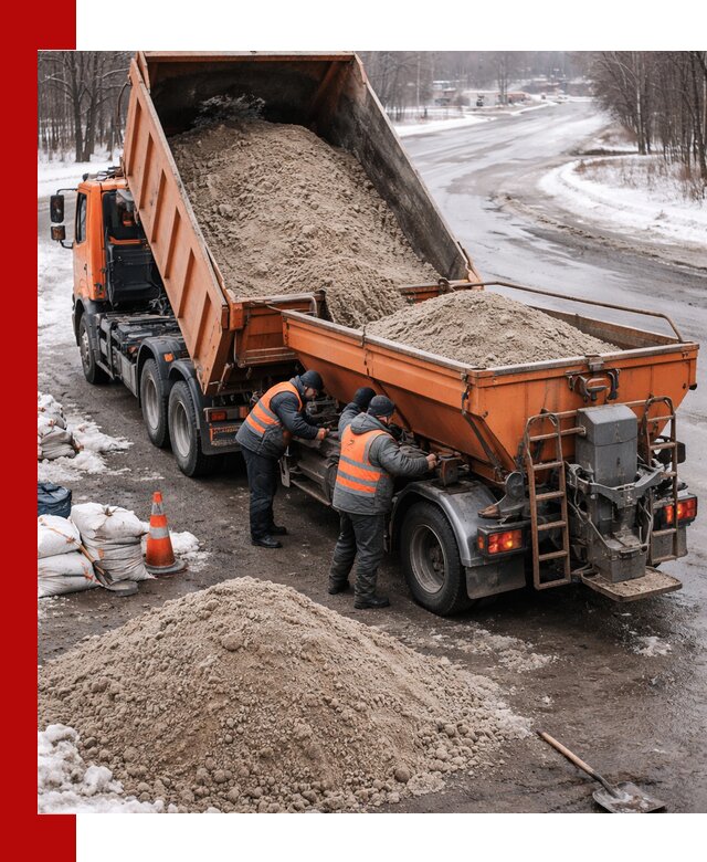 Поставка и вывоз пескосоля в Заволжье оптом и в розницу