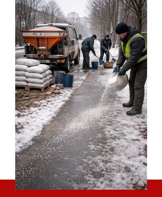 Реагент против гололеда в Заволжье с доставкой от 4583 р. | ПРОНЕРУДЗвл