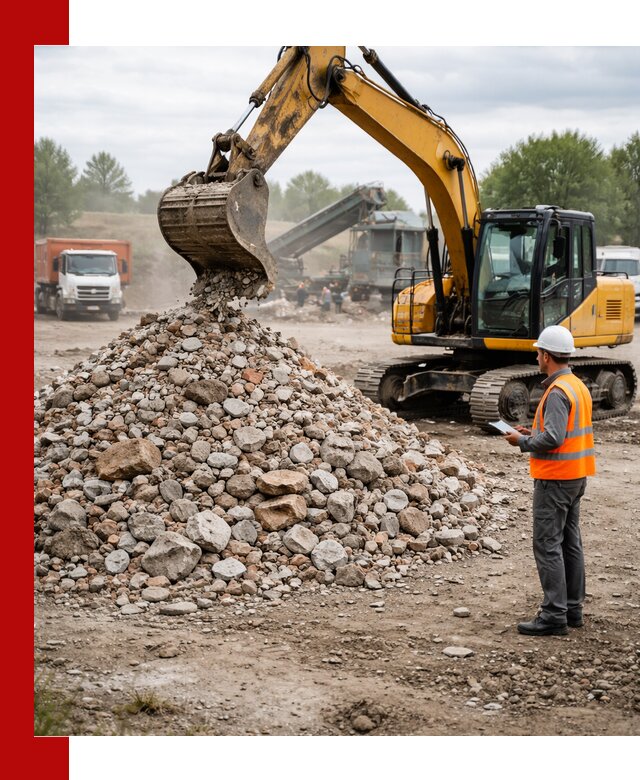 Доставка и вывоз строительного боя в Заволжье