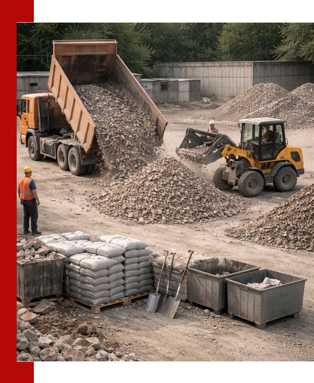 Вторичные материалы для отсыпки в Заволжье — поставка и доставка