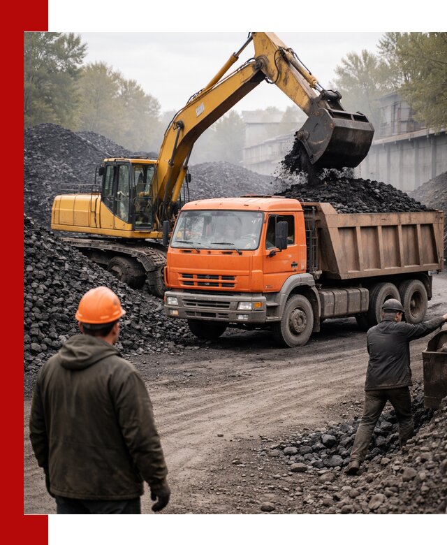 Доставка угля автотранспортом в Заволжье быстро и выгодно