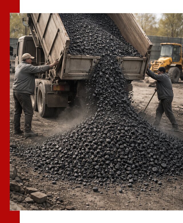 Доставка угля семечка самосвалами в Заволжье