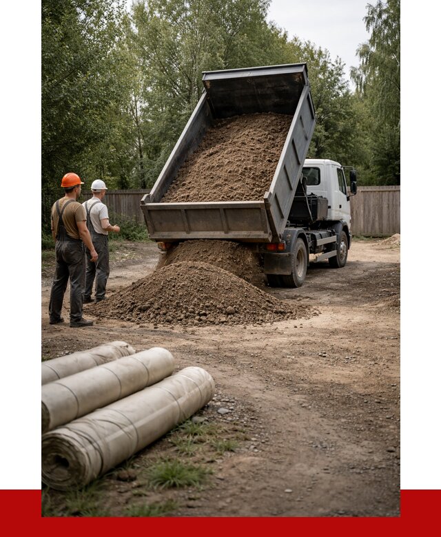 Доставка сыпучих материалов самосвалом в Заволжье от 4277 р. | ПРОНЕРУДЗвл