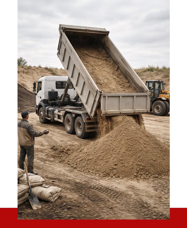 Доставка самосвалом 20 кубов в Заволжье от 7638 р. | ПРОНЕРУДЗвл