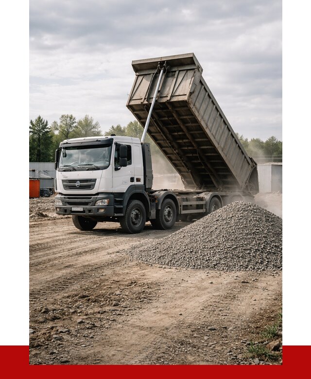 Доставка самосвалом 40 кубов в Заволжье от 9166 р. | ПРОНЕРУДЗвл