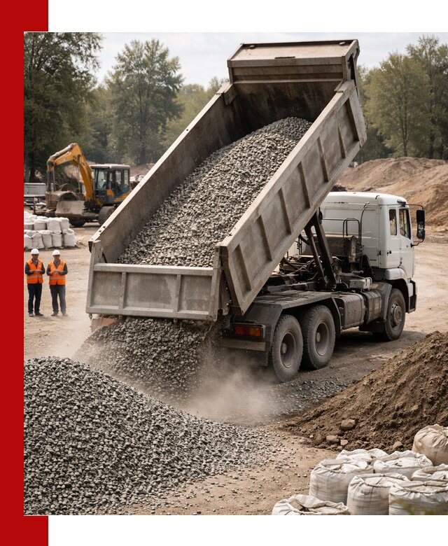 Аренда самосвала в Заволжье для доставки сыпучих и нерудных материалов