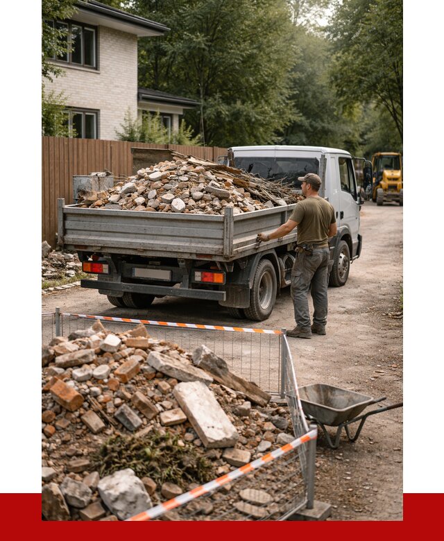 Вывоз строительного мусора с погрузкой в Заволжье от 7638 р | ПРОНЕРУДЗвл