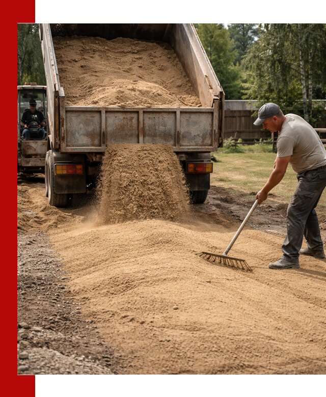 Отсыпка участка песком в Заволжье быстро и качественно