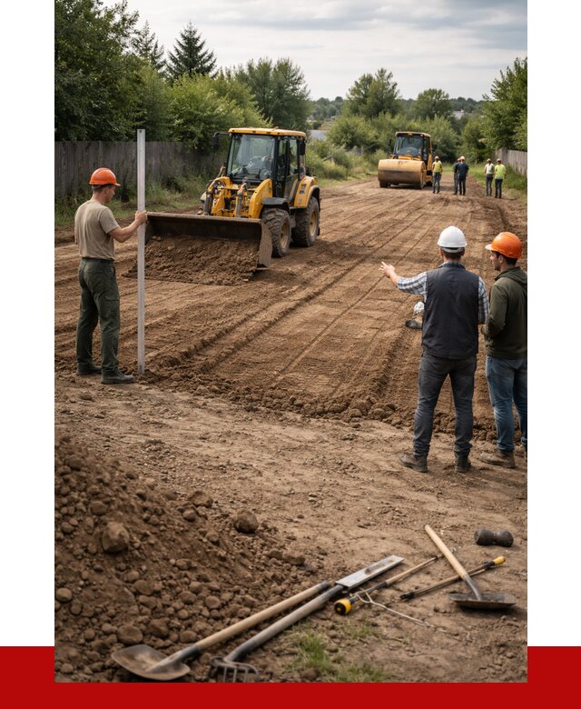 Планировка участка грунтом в Заволжье от 4583 р ПРОНЕРУДЗвл