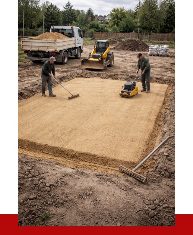 Устройство песчаной подушки в Заволжье от 4583 р. ПРОНЕРУДЗвл